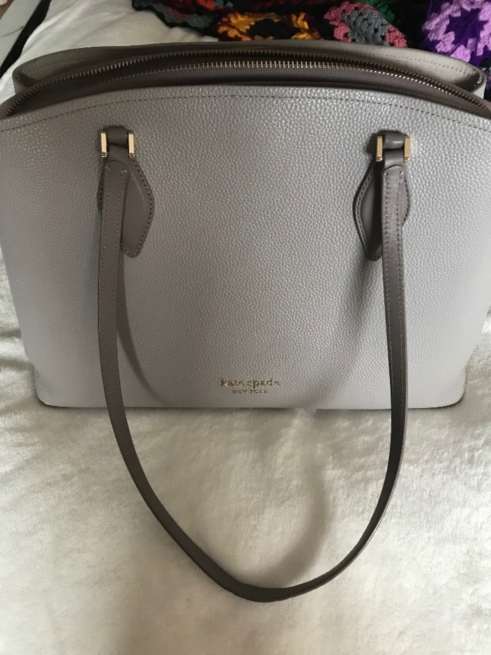 Gray Kate Spade Purse ♠️